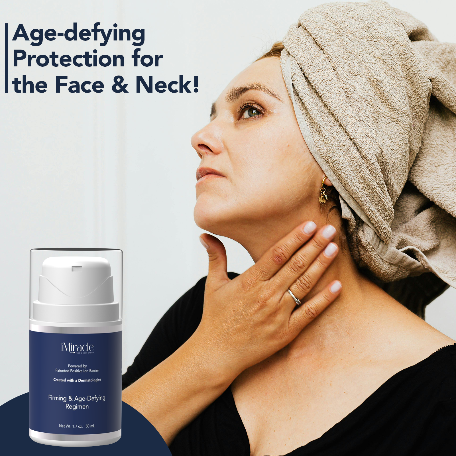 Crema para rostro y cuello iMiracle: la solución definitiva reafirmante y antienvejecimiento